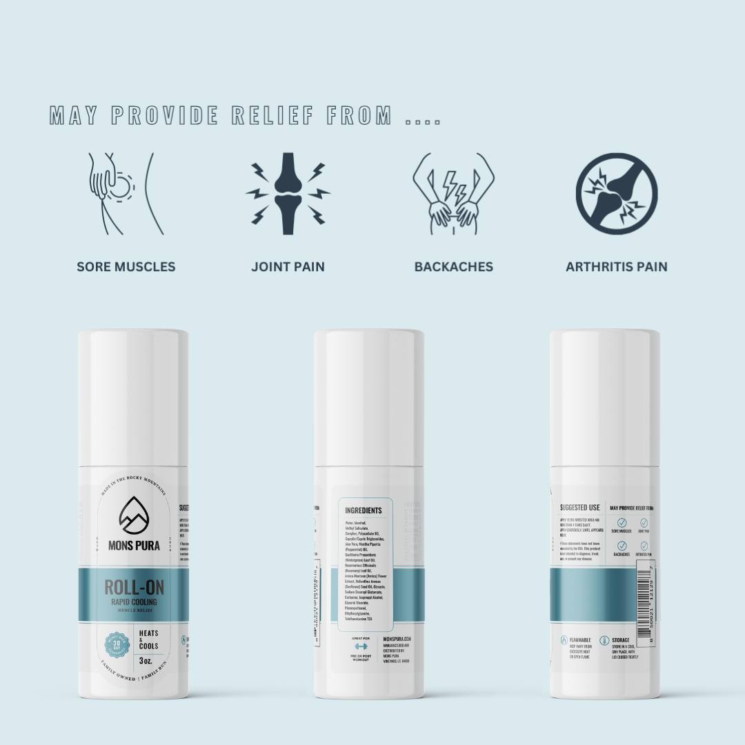 Rapid Cooling Muscle Relief Roll On + Mystery Gift